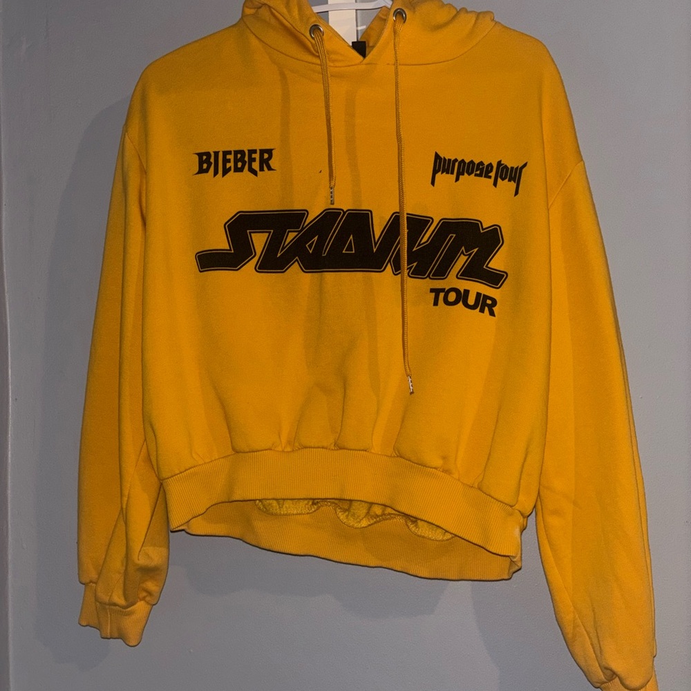 Divided Justin Bieber Purpose Tour cropped hoodie